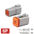 Deutsch DT/DTM/DTP/DTF Multi-Pin Waterproof Connector | 22-14AWG Sealed Plug for Heavy Duty Truck & Bus Electrical Systems