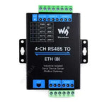 Industrial Isolated 4CH RS485 TO POE ETH (B) RJ45 Converter UART For Modbus 4-Ch RS485 to RJ45 Ethernet Serial Server