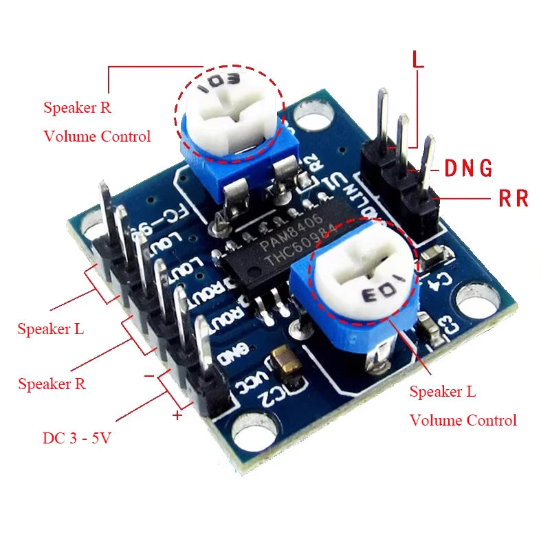 ISD1820 Voice Recording Module with Mic And Sound Loudspeaker Audio Recording Playback DC3-5V for Electronic Projects