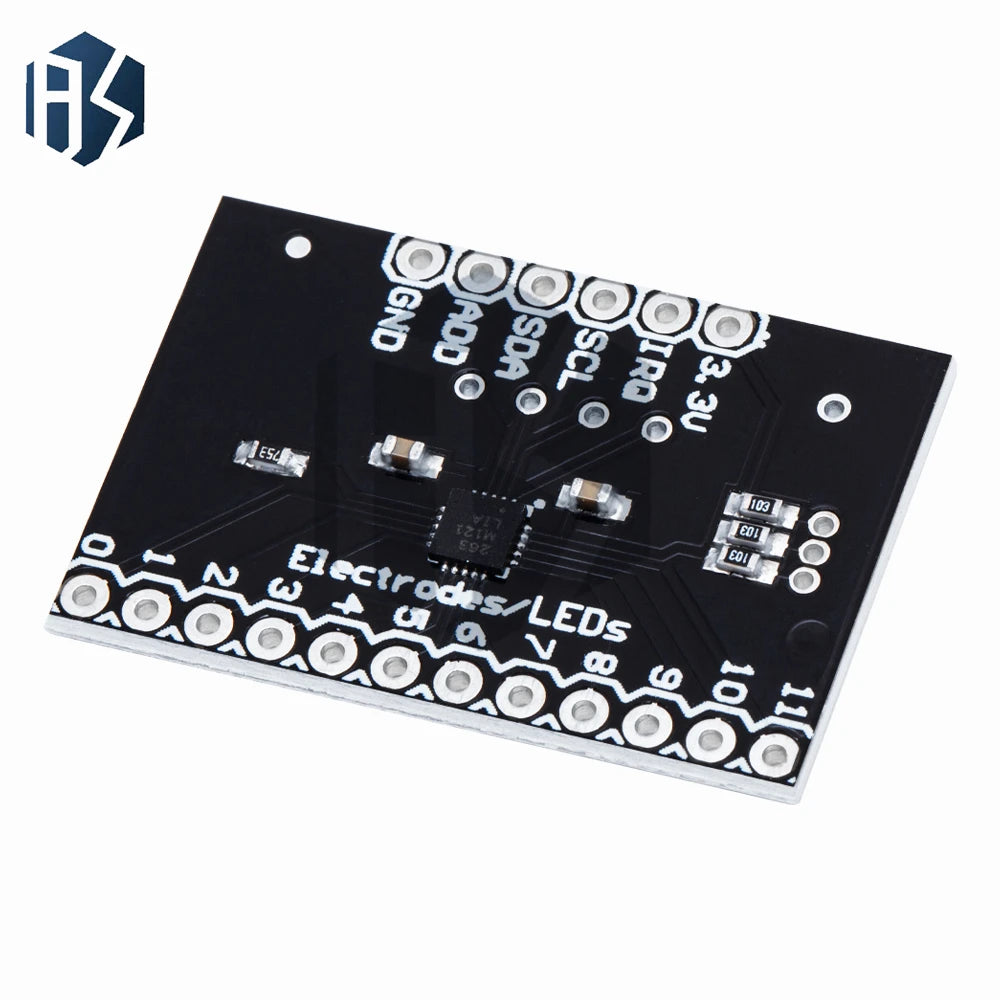 MPR121 Breakout V12 Capacitive Touch Sensor Controller Module I2C keyboard Development Board For Arduino