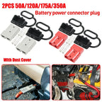 2 PCS For Anderson Connector Plug Electric Forklift EV Car Battery Quick Connect Disconnect Power 50A 120A 175A 350A 600V Plug