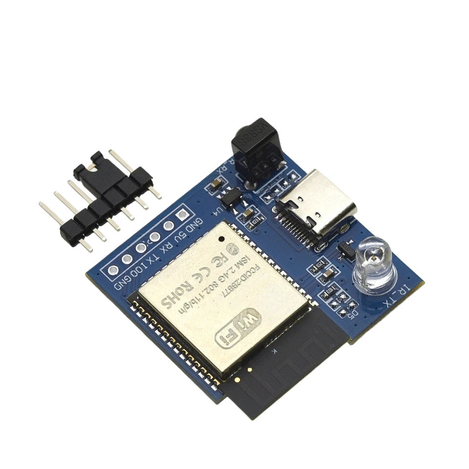 IR Remote Control Module for ESP32 ESP8266, WiFi Wireless Transparent Transmission, NEC Protocol Support for IoT