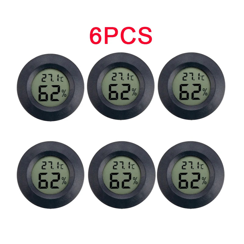 4PCS LCD Digital Thermometer Hygrometer Indoor Room Electronic Temperature Humidity Meter Sensor Gauge Weather Station Home ﻿