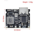 1/2/5PCSType-C USB Lithium Li-ion 18650 3.7V 4.2V Battery Charger Board DC-DC Step Up Boost Module TP4056 DIY Kit Parts