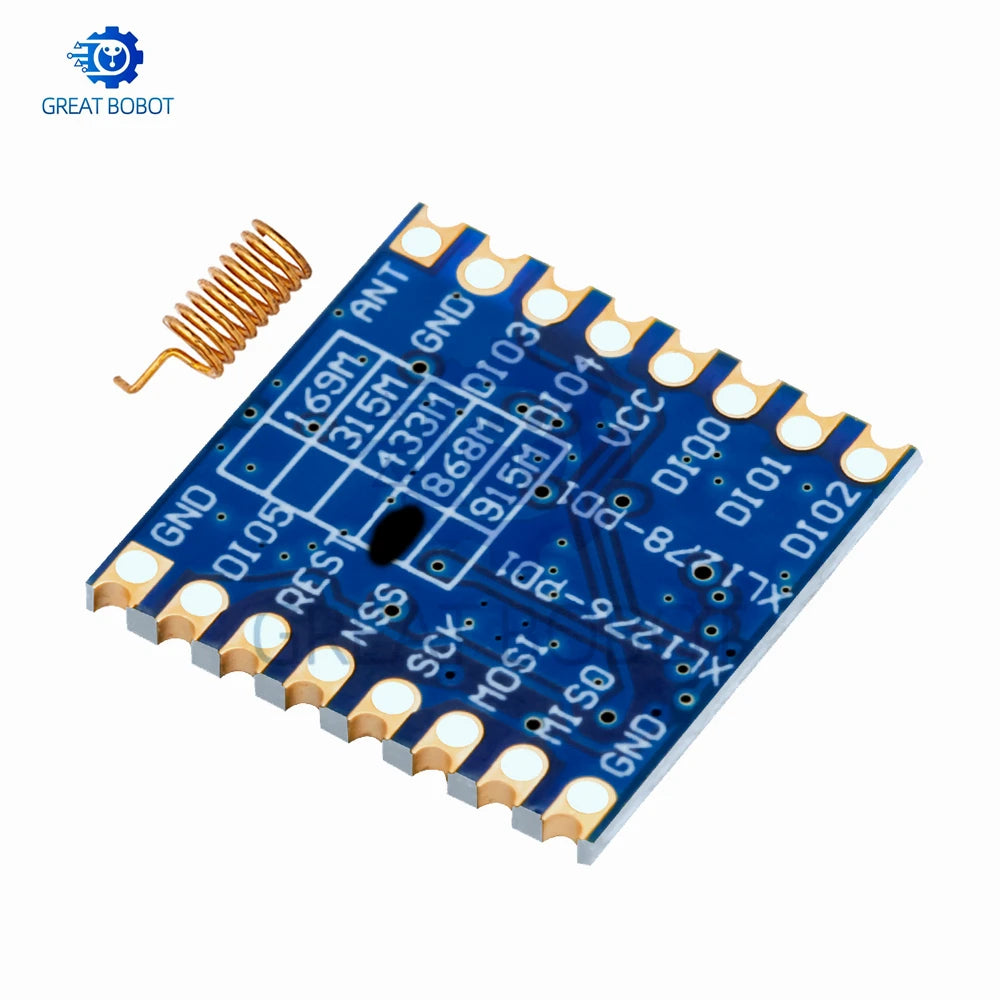 SX1276 LoRa Transceiver Module: 868MHz/915MHz Long-Range Spread Spectrum – Supports LoRa/GFSK, ESP32 Compatible