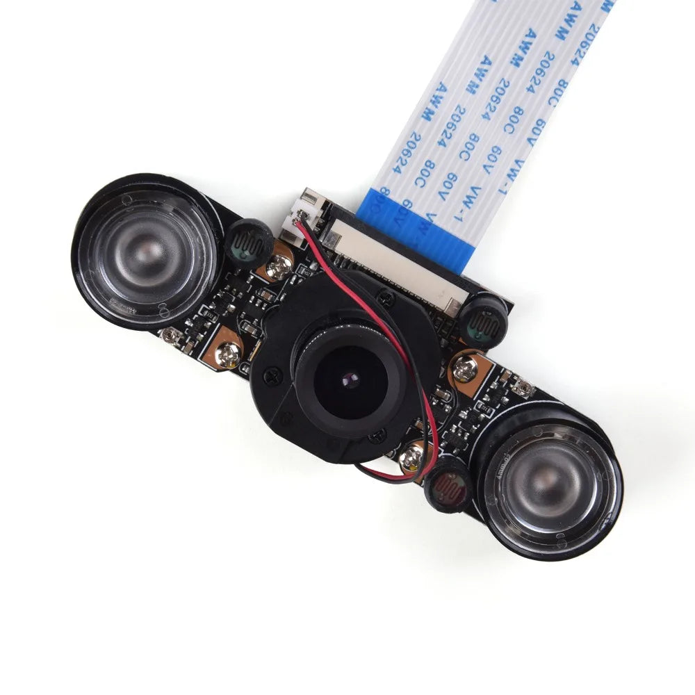 Raspberry Pi 4B Camera Module Night Vision 5MP Webcam With Infrared IR Sensor LED Light For Raspberry Pi 4B/3B+/3B
