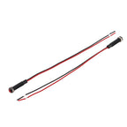 1pc 6mm Oxidized Black Plastic Indicator Light Mini Warning LED Pilot Signal Lamp 6V12V 24V 220V with Wire Red Yellow Blue Green