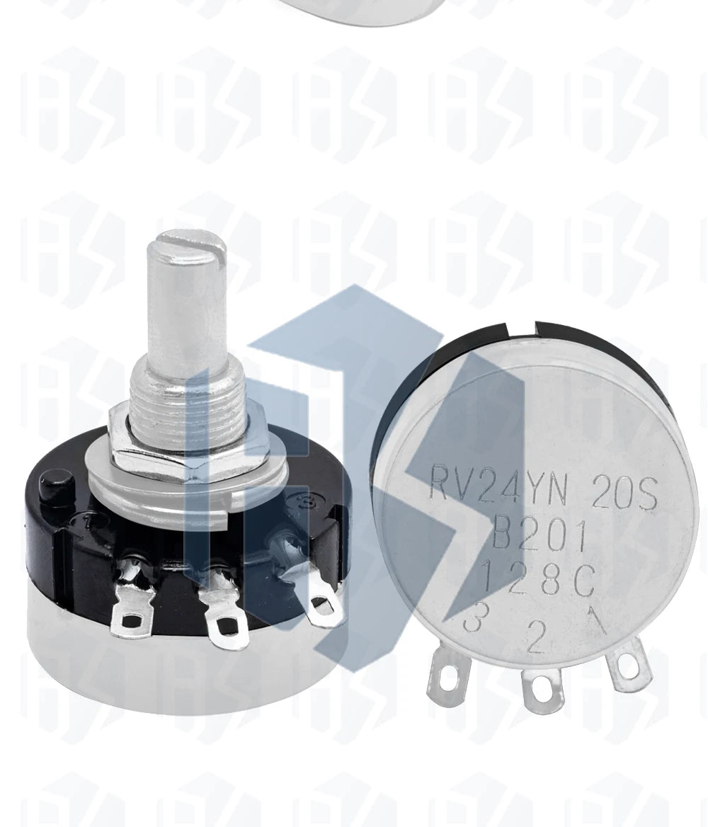 RV24YN20S B201 B501 B102 B202 B502 B103 B203 B503 B104 B204 B254 B504 B105 500 ohm 10K 20K 50K 100K 200K ohm Potentiometer