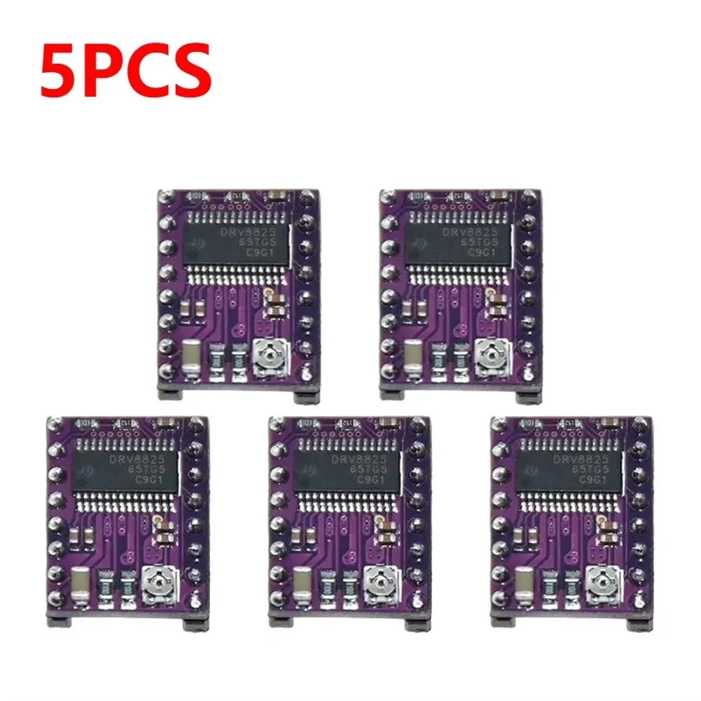 A4988 DRV8825 Stepper Motor Drive Module with Heat Sink Motor Driver Control Extension Shield Module for Ramps 1.4 StepStick