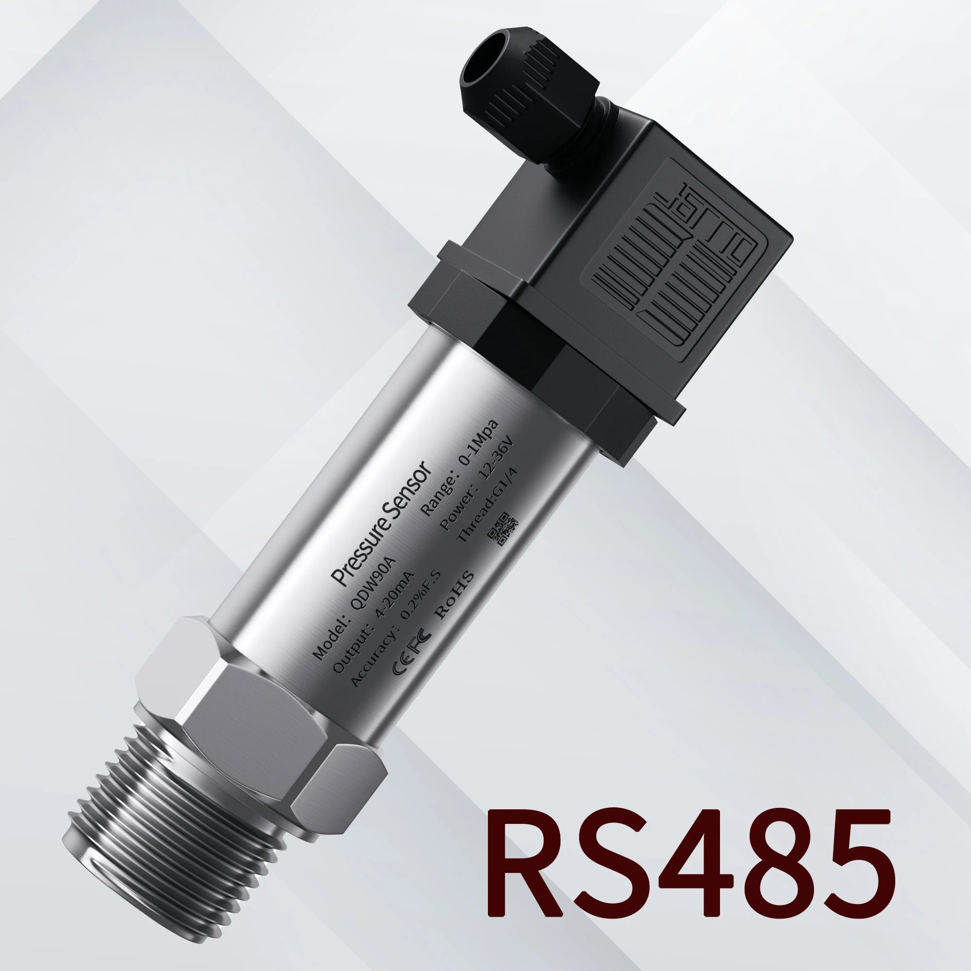 Digital Pressure Transducer RS485 0-10V 4-20mA Digital Pressure Transmitter 0-4bar 0-100bar M20*1.5 Pressure Sensor Transmitter