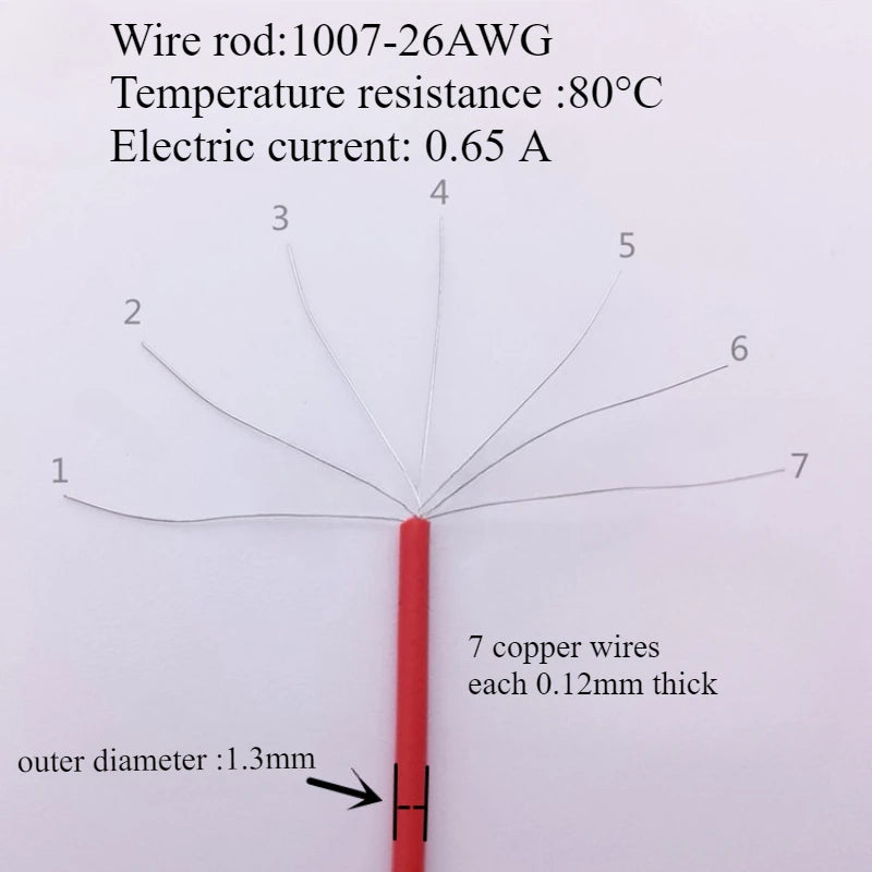 PHB2.0 PHB 2.0MM Pitch Double Row With Lock Catch Wire Cable Connector 2x2P/3P/4P/5P/6P 20cm 26AWG Male and Female Plug Socket