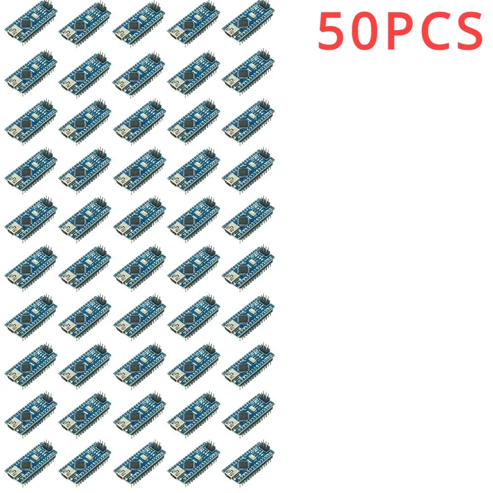 5 - 100 PCS Mini Nano 3.0 With the Bootloader Compatible Nano Controller for Arduino CH340 USB Driver 16Mhz ATMEGA328P