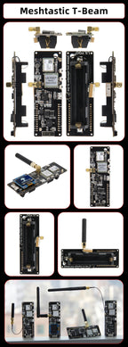 LILYGO® TTGO Meshtastic T-Beam LoRa ESP32 Development Board 433/868/915MHz LoRaWAN Module Circuits With WiFi Bluetooth GPS OLED