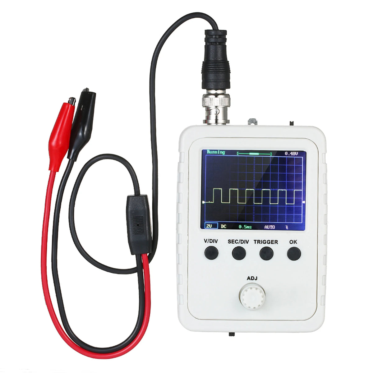 DSO PRO Handheld Digital Oscilloscope Portable Palm Size Oscillograph 5M Bandwidth 20MS/s Sampling Rate with P6100 BNC Probe