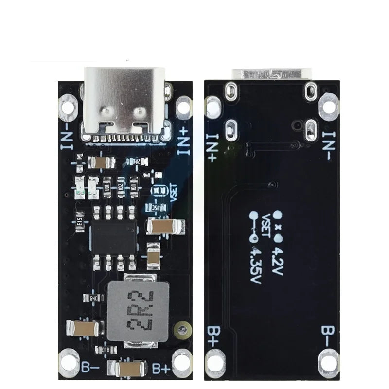 XZG Type C USB Input High Current 3A Polymer Ternary Lithium Battery Quick Fast Charging Board IP2312 CC/CV Mode 5V To 4.2V 1-20