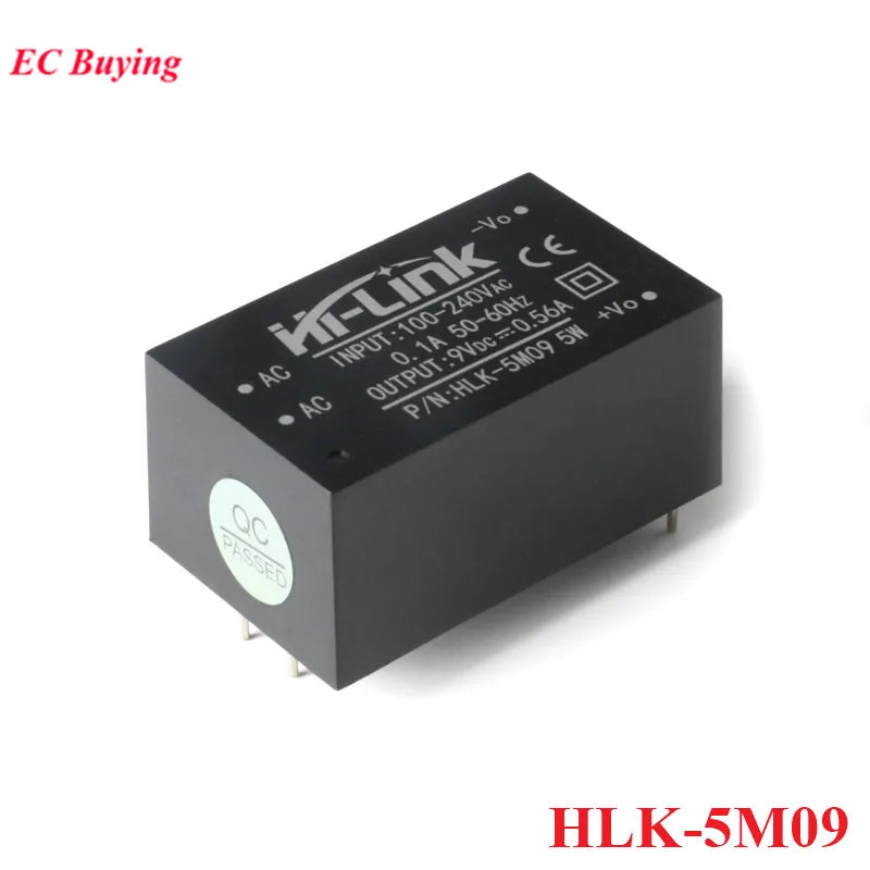 1Pc-2Pcs 5W 220V to 5V/3.3V/9V/12V/15V/24V AC DC Mini Power Supply Module Board Hi-Link HLK-5M03 5M05 5M09 5M12 5M15 5M24 5M05B