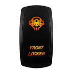 12V-24V Orange Led Rocker Switch Waterproof 20A Amber Light SPST DPDT Toggle Key for Car Boat ATV Camper Motorhome Auto Machine