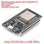 ESP32 Development Board 30Pin Breakout Board WiFi+Bluetooth Ultra-Low Power Dual Core ESP-32 Expansion Board for Arduino