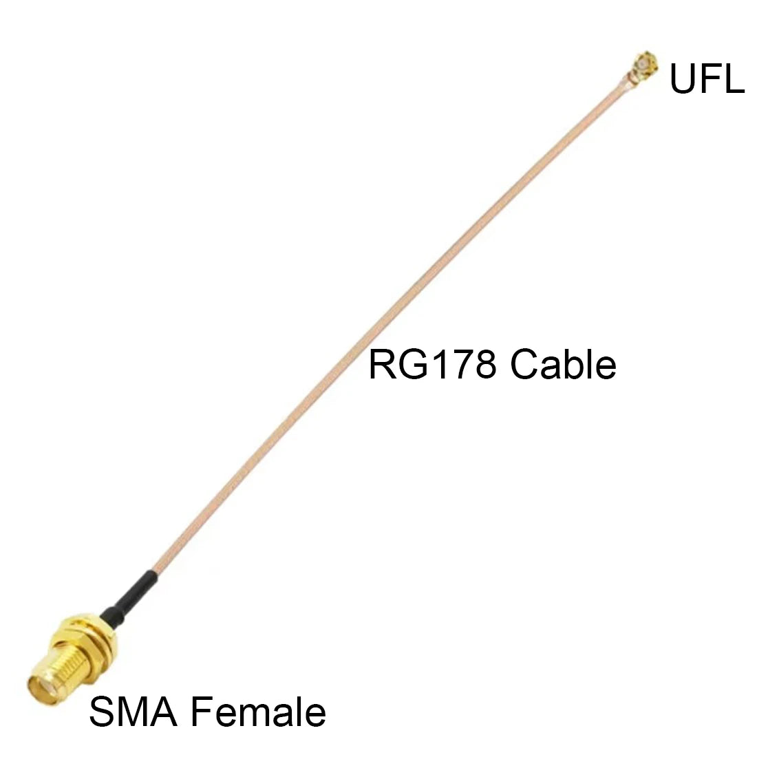 RP SMA Female to U.FL RG178 Cable Sockets Jack Connectors Adapter for Wifi Router GPS AP NEW Wholesale