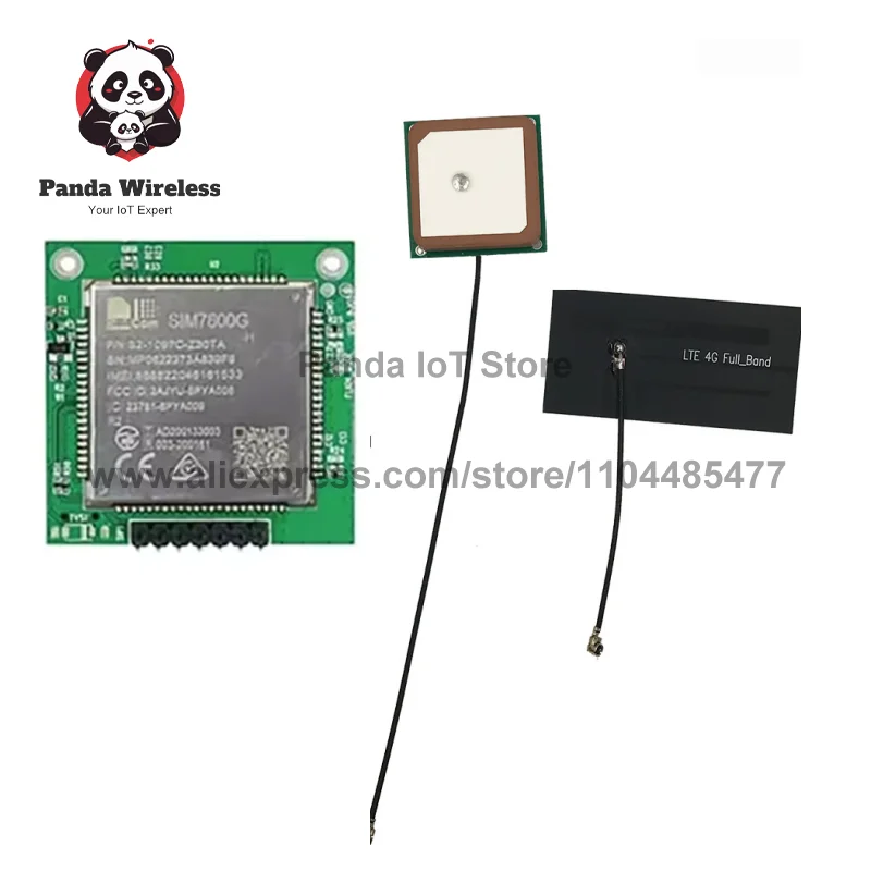 SIMcom SIM7600G-H R2 Global-band Development Board LTE CAT1+GNSS+Voice 4G Full Band  breakout kits with FPC GPS antenna