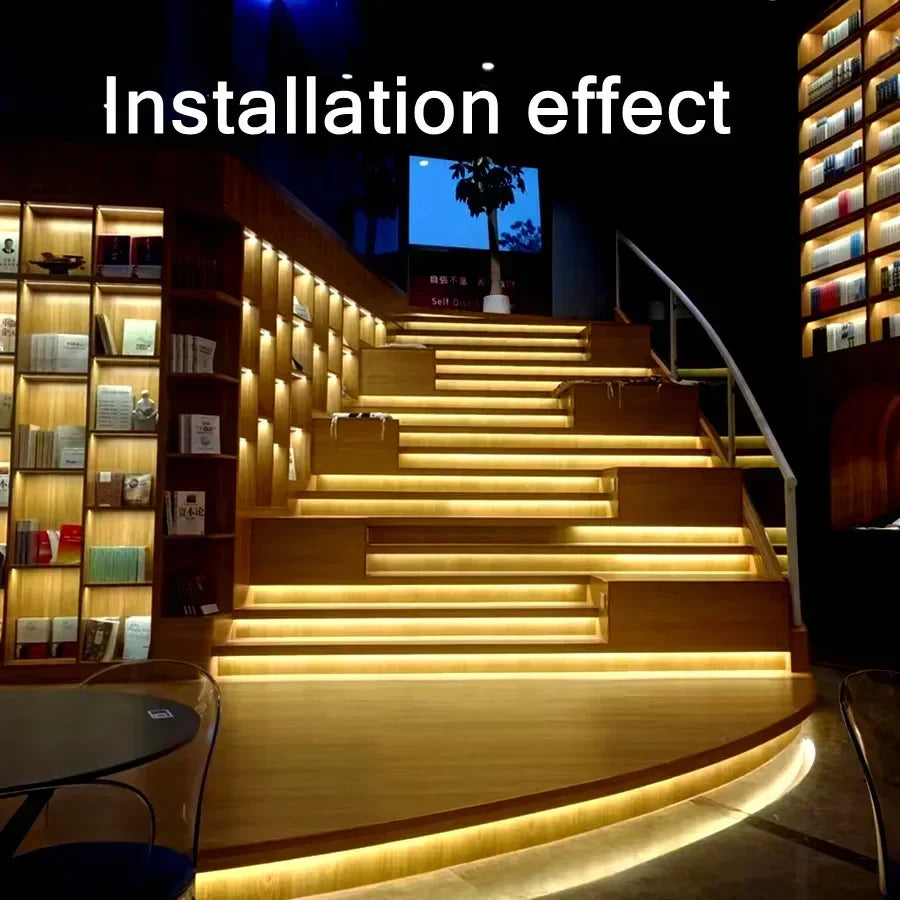 1-5m COB LED Strip 220V Flexible Tape Lights  Light Smart IC No Need Driver High Bright 240 LEDs Linear Lighting RA95 Warm White