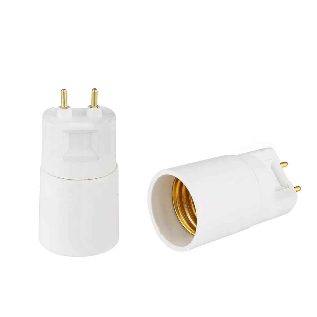 2pcs G12 To E26/E27 Light Socket Adapter 2Pin PAR30 CDM-T HCI-T Metal Halide LED Halogen Lamp Base Holder Converter CE ROhs