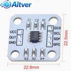 AS5600 Magnetic Encoder 12-bit 3.3V High Precision Angle Measurement Sensor Module for Arduino Magnetic Induction
