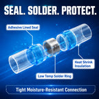 Waterproof Solder Seal Heat Shrink Butt Connectors Lug Terminals Insulated Electrical Wire Homework Equipment Heat Shrink Tube