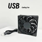 120x120x25mm 5V USB Power Cooling Case Fan For Receiver DVR Xbox TV Box Router