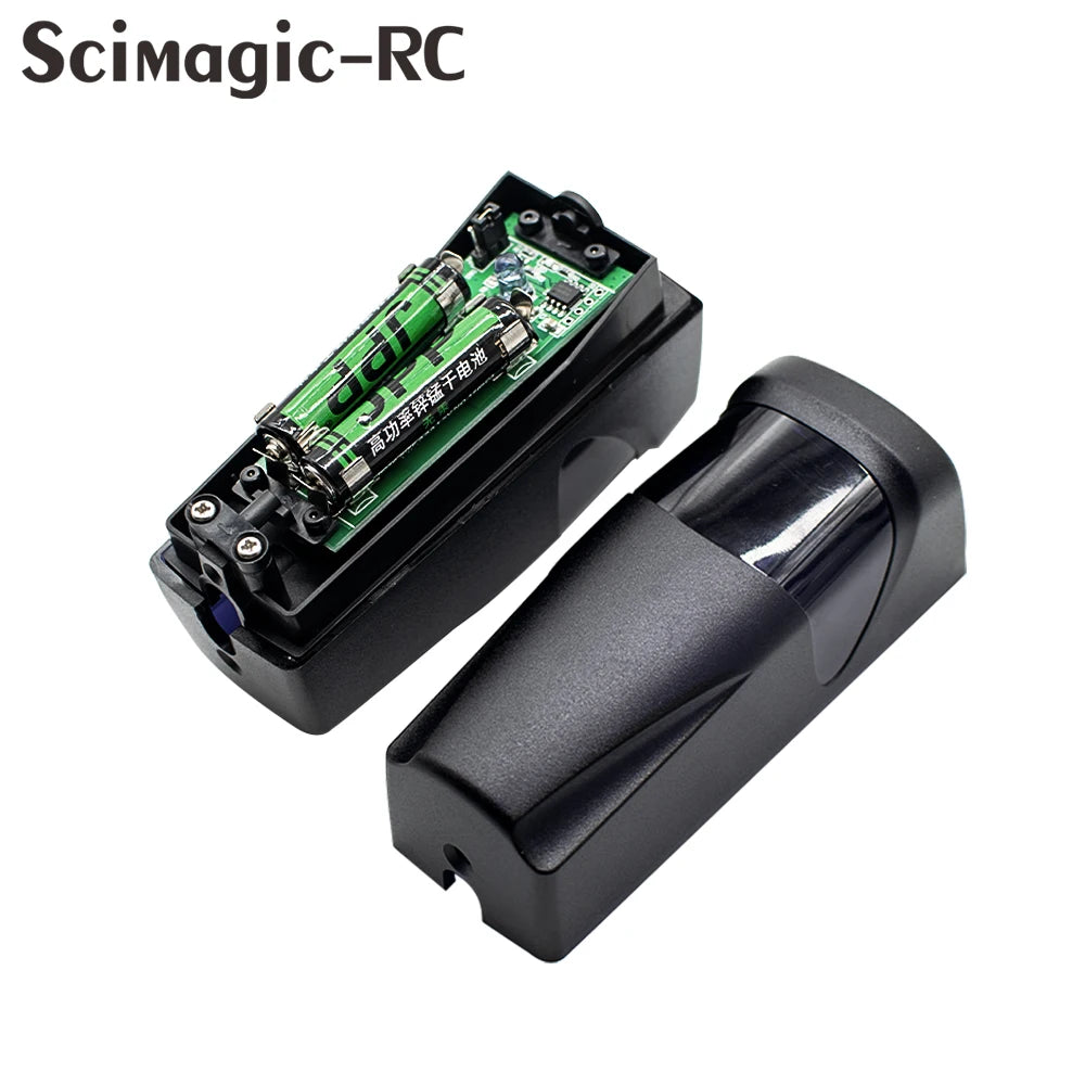 DC 12-24V Infrared Beam Sensor Detector Alarm Photocell Transmitter Battery Powered For Sliding Swing Gate Opener Barrier