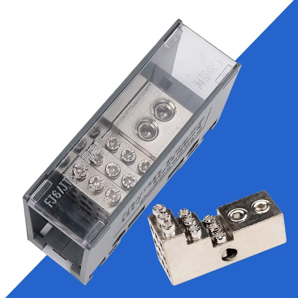 High Quality Din Rail Terminal Block One in Multiple out Distribution Box Universal Power Junction Box Wiring Terminal