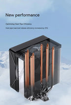 JONSBO CR-1000EVO CPU Cooler 120mm ARGB PWM CPU Cooling Fan 4 Heat Pipes TDP 220W Radiator For intel LGA 115X 1200 1700 AM4 AM5