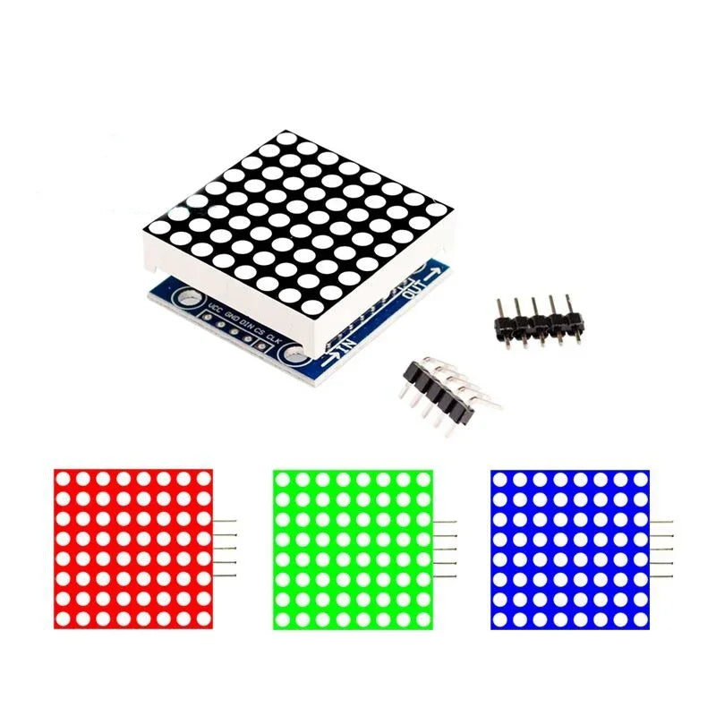 1PCS MAX7219 Module LED Microcontroller Display Dot Matrix Module 5V for Arduino DIY KIT 8x8 Red/Blue/Green