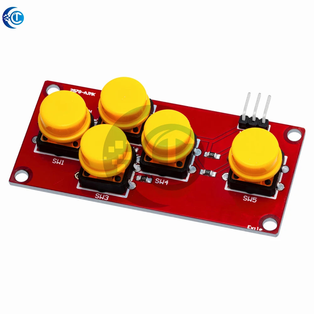 AD Keyboard Simulate Five Key Module Analog Button for arduino Sensor Expansion Board