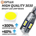 2pcs High Quality T10 LED W5W Car Interior Lights CANBUS No Error 3030 SMD Super Bright Side Marker Parking Lamps Auto Bulb 12V