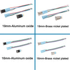 1pc 16mm/19mm Metal push button Switches for car trunk Momentary/latching 12V base 1NO 1NC with sockets