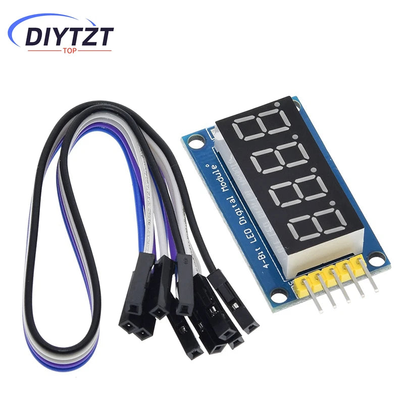 TM1637 4 Bits / TM1638 / 74HC595 8 bit Digital LED Display Module 7 Segment 0.36Inch Clock RED Anode Tube Four Serial Driver