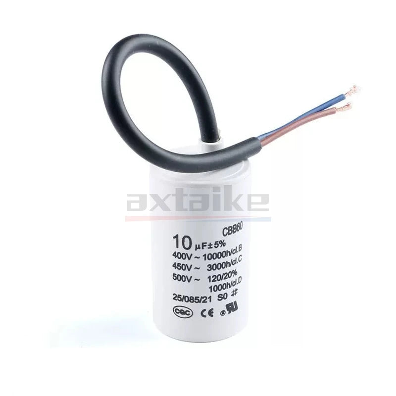 CBB60 450V AC Washing Machine Motor Starting Capacitor 4UF 6UF 8UF 10UF 12UF 16UF 20UF 25UF 30UF 40UF 45UF 50UF 60UF 70UF 80UF