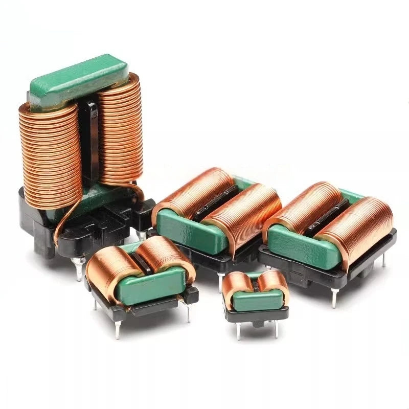 1pcs Common Mode Inductor 5mh 10mh Flat Wire Emi Common Mode Magnetic Loop Inductor, High Current Filter Inductor Coil