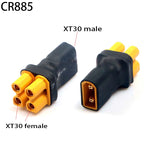 1Pcs XT30 XT60 Parallel Adapter Converter Connector Cable Lipo Battery Harness Plug Wiring