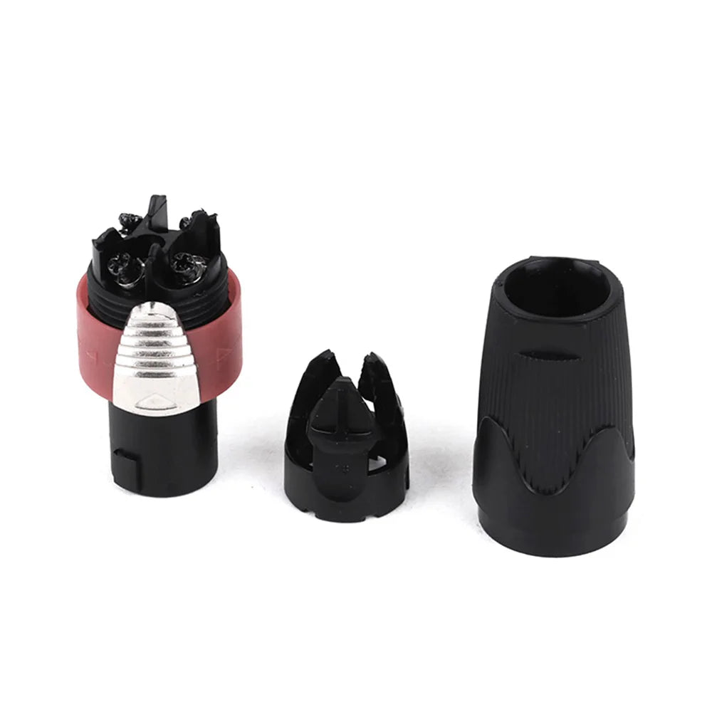 10PCS Speaker Powercon connector NL4FX Speakon 4 Pole Plug Male Professional audio power plug Red&Blue