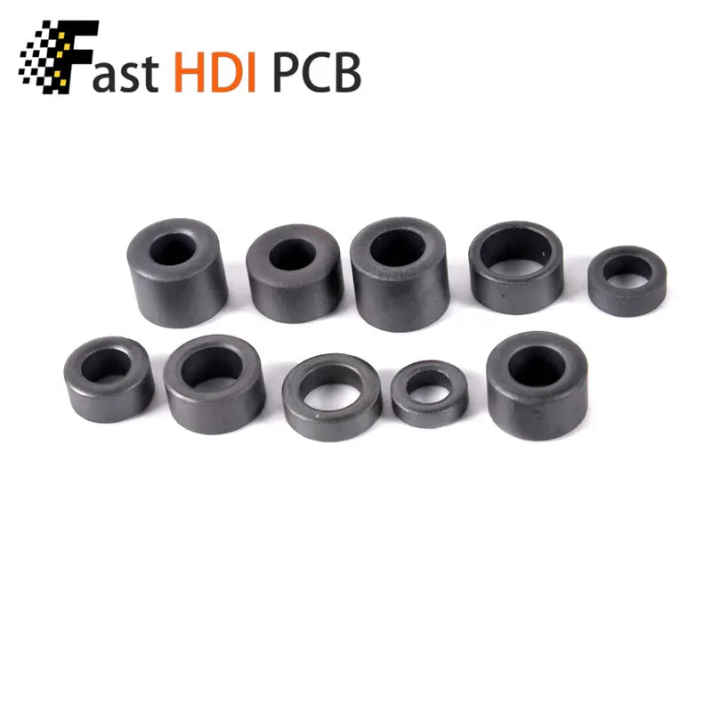 Anti-Interference Ferrite Toroid Core Ni-Zn - High Frequency Common Mode Inductor Ring for Electronic Equipment