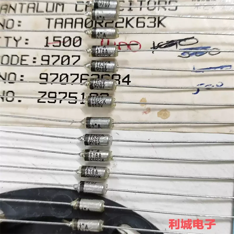 8pcs TAAA224K063 63V 0.22UF 3.5*7 224 American AVX TAA Axial Audio Tantalum Capacitor 100% new