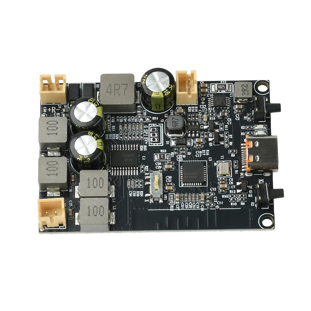 DC 5V TWS Digital Stereo Audio Bluetooth Amplifier Module 2X10W Dual Channel Bass Enhancement Algorithm Bluetooth Type C