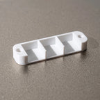 Suitable for WAGO 221 series: Mounting clips and organizers for securing and organizing terminal connectors.
