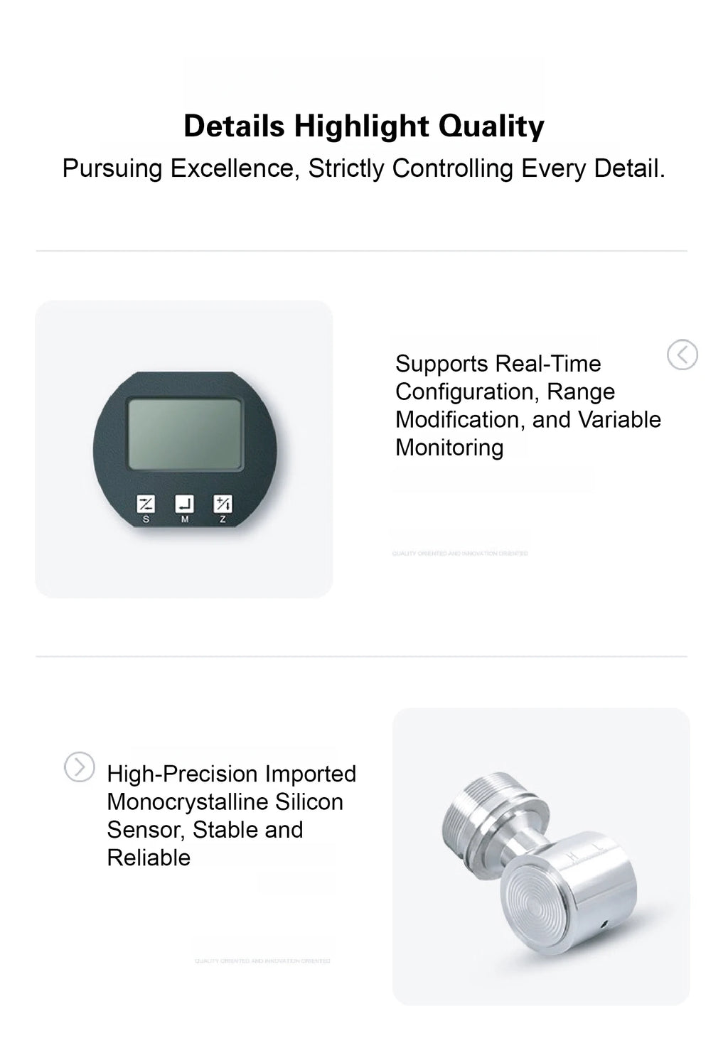 3051DP Differential Pressure Transmitter 4-20mA+HART Explosion Proof Digital Sensor for Industrial Automation