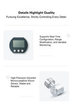 3051DP Differential Pressure Transmitter 4-20mA+HART Explosion Proof Digital Sensor for Industrial Automation