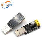 ESP01 Programmer Adapter UART GPIO0 ESP-01 Adaptaterr ESP8266 CH340G USB to ESP8266 Serial Wireless Wifi Developent Board Module