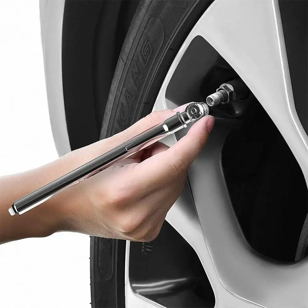2pcs Portable Universal Tire Air Pressure Gauge Pen Checker Test Car Vehicle Motor Tire Pressure Barometer Monitor System Supply