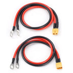 10AWG XT60 Female/Male to M8 O Ring Eyelet Terminal Plug Connector Cable Charger Side Power Wire for RC Lipo Battery FPV Racing